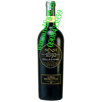 Rượu vang Collezione Primitivo Puglia Sensi 750ml