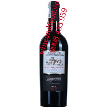 Rượu vang Grande Corterosso Sani Primitivo Manduria DOC