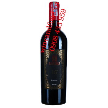 Rượu vang Terra Du Mieru Primitivo Puglia IGT 750ml