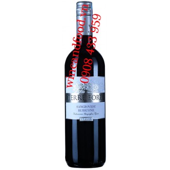 Rượu vang Terre Forti Sangiovese Rubicone IGT 750ml