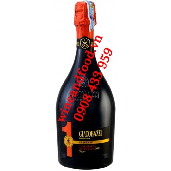 Rượu vang nổ Giacobazzi 1 Lambrusco Secco DOC 750ml