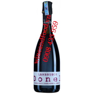 Rượu vang nổ Lambrusco Donelli DOC Amabile 750ml