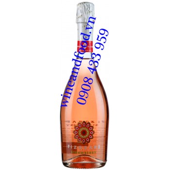 Vang nổ không cồn vị dâu Fizgrape Strawberry 750ml