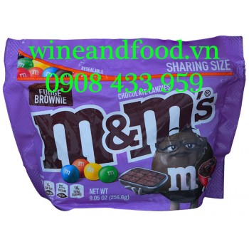 Kẹo socola M&M Fudge Brownie Sharing Size 256g6