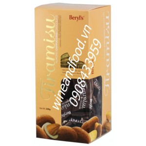 Socola Tiramisu hạnh nhân Cappucino Beryl's 200g