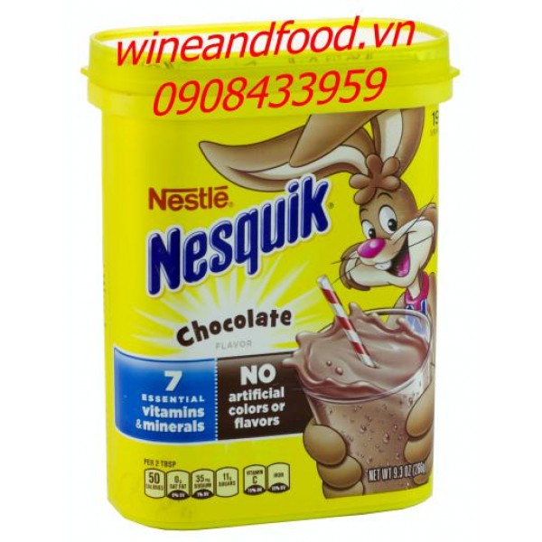 Bột socola Nesquik Nestle 266g