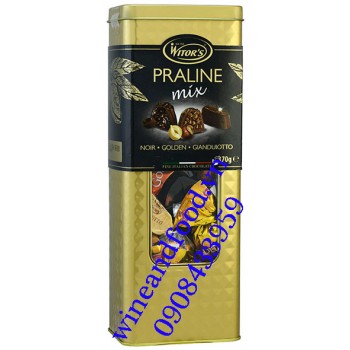 Socola hỗn hợp Witor's Praline Mix hộp thiếc 370g