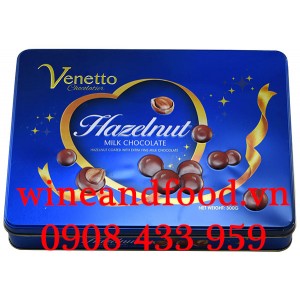 Socola sữa Hạt Dẻ Venetto HT chữ nhật 300g