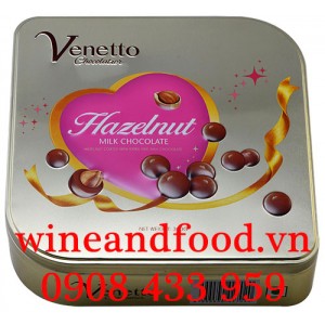 Socola sữa Hạt Dẻ Venetto HT vuông 300g