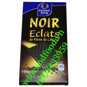 Socola đen Grand Jury Eclats 100g