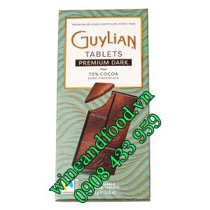 Socola đen cao cấp 72% Cocoa Guylian thanh 100g