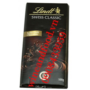 Socola Lindt đen Swiss Classic 100g