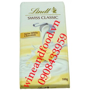 Socola trắng Lindt Swiss Classic 100g