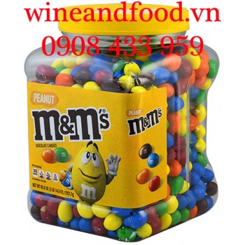 Socola M&M nhân Đậu Phộng hũ nhựa 1757.7g