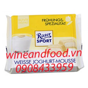 Socola trắng yogurt Ritter Sport 100g
