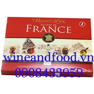 Socola rượu Abtey Royal de Lys Alcools de France 250g