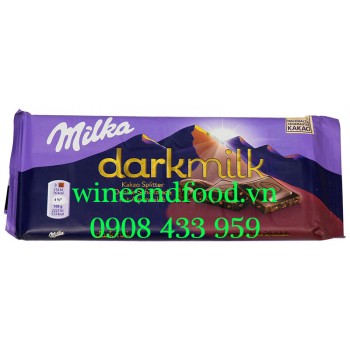 Socola đen Darkmilk Milka thanh 85g