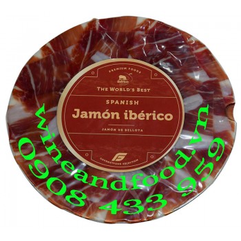 Thịt đùi heo Iberico Jamón de Bellota cắt lát 100g