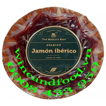 Thịt đùi heo Jamón Iberico de Cebo cắt lát 100g
