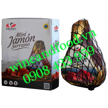 Thịt heo muối TBN Mini Jamón Serrano không xương Valent 1kg