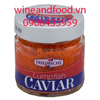 Trứng cá Caviar đỏ Friedrichs 100g