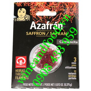 Nhụy hoa Nghệ Tây Azafran Saffron Carmencita 0.375g