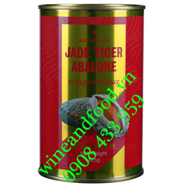 Bào ngư Úc viền xanh Jade Tiger Abalone in superior sauce 425g