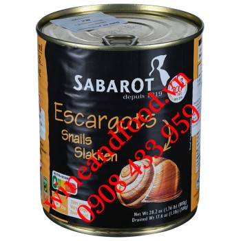 Ốc sên Pháp Escargots Sabarot 800g
