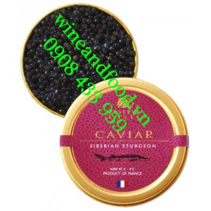 Trứng cá tầm Caviar Siberian Sturgeon reserve loste 30g