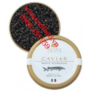 Trứng cá tầm Caviar White Sturgeon Reserve Loste 30g