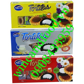 Bánh quy Tortitas Arcor hộp 125g