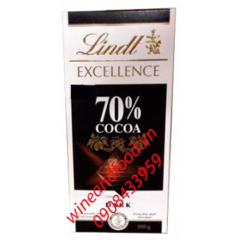 Socola đắng Lindt Excellence 70% Cocoa 100g