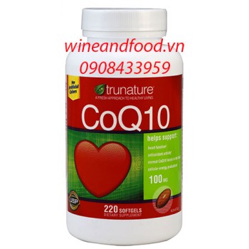 Viên hỗ trợ tim mạch Trunature CoQ10 220 viên