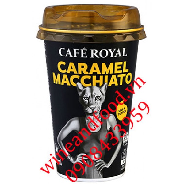 Cà phê Caramel Macchiato Cafe Royal 230ml