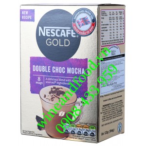 Cà phê hòa tan Double Choc Mocha Nestle Gold 184g