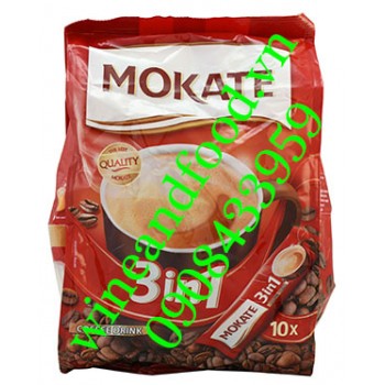 Cà phê hòa tan Mokate 3in1 bịch 170g