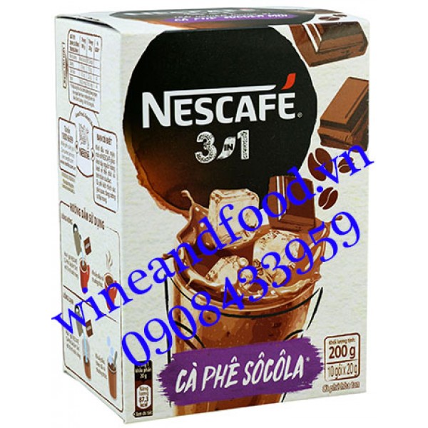 Cà phê Nescafe Socola 3 in 1 200g