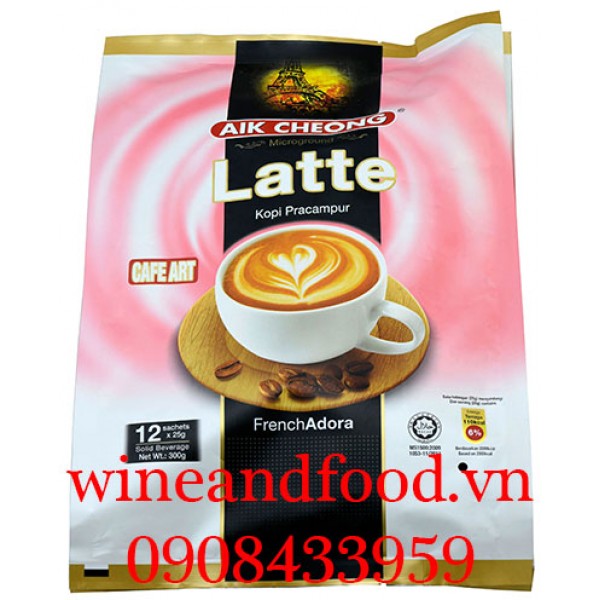 Cà phê sữa Latte Aik Cheong 300g