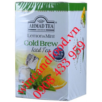 Trà Lemon Mint Cold Brew Iced Tea Ahmad 20 gói