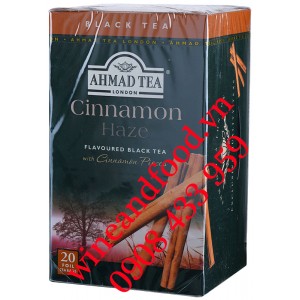 Trà túi lọc Quế Cinnamon Haze Ahmad hộp 20 gói