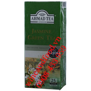 Trà Xanh hương Lài Jasmine Green Tea Ahmad túi lọc 50g