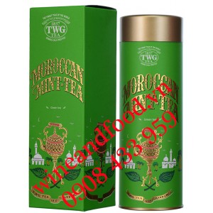 Trà xanh TWG Moroccan Mint hộp thiếc 100g