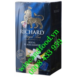 Trà đen hương lài Royal Black Jasmine Richard túi lọc 25 gói