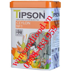 Trà đen Tipson Ceylon No1 hộp thiếc 85g