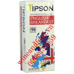 Trà đen Tipson English Breakfast hộp 50g