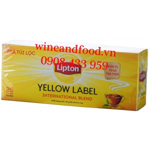 Trà Lipton nhãn vàng túi lọc Indonesia 50g