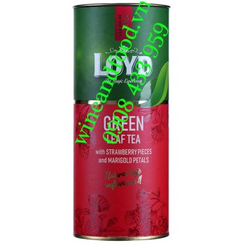 Trà Loyd Green Leaf Tea hương Dâu Cúc Vạn Thọ 80g