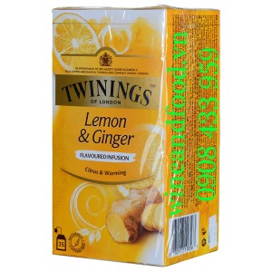 Trà Twinings chanh gừng túi lọc 50g