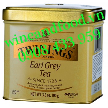 Trà Twinings Earl Grey hộp thiếc vàng 100g