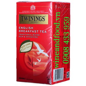 Trà Twinings English Breakfast túi lọc 50g